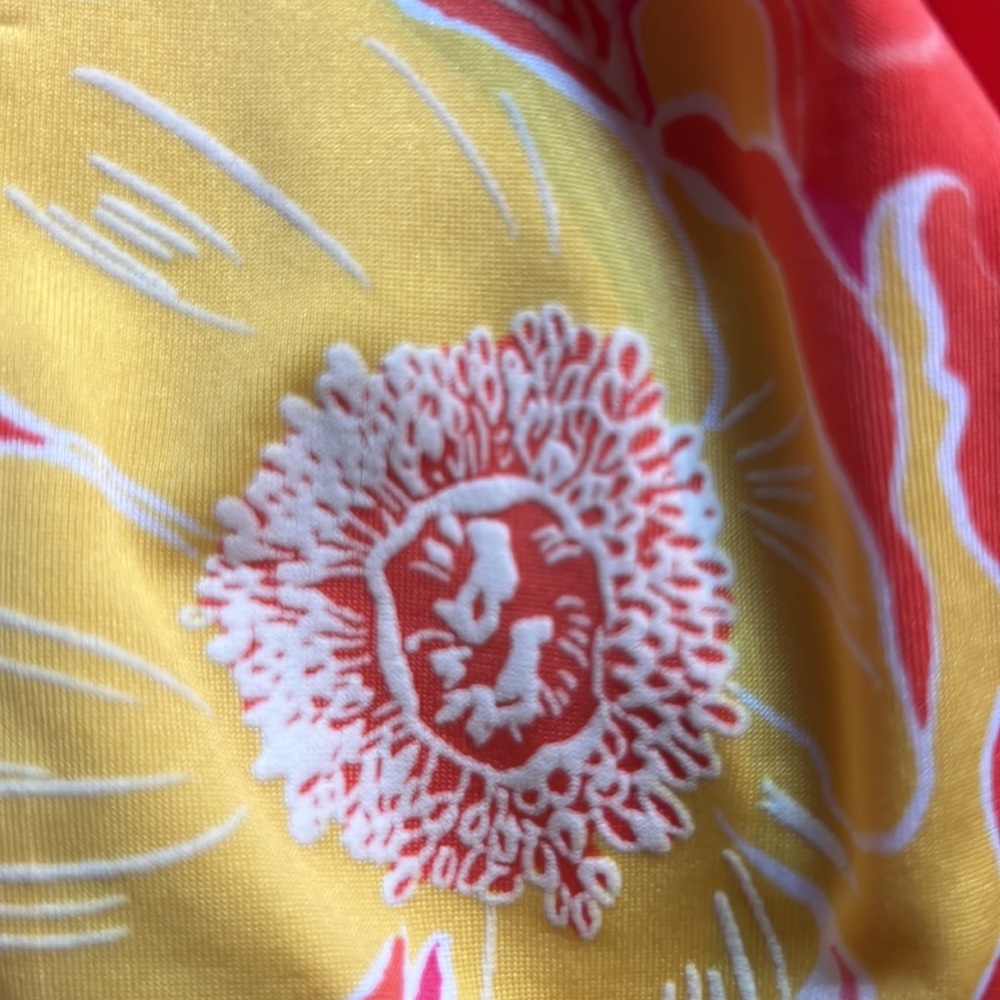 Ruby Red petite size L Floral Sleeveless Dress‎ - Pink and Yellow - Picture 8 of 11